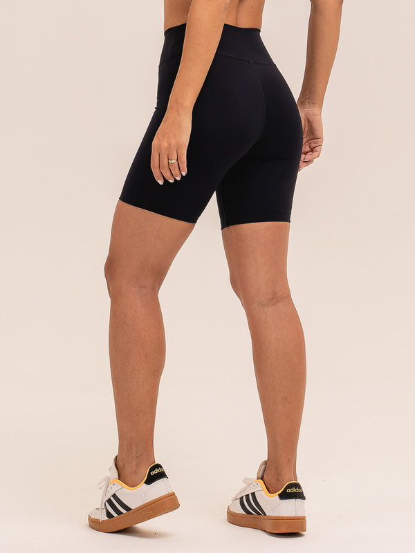 Bermuda Feminina para Academia Preta