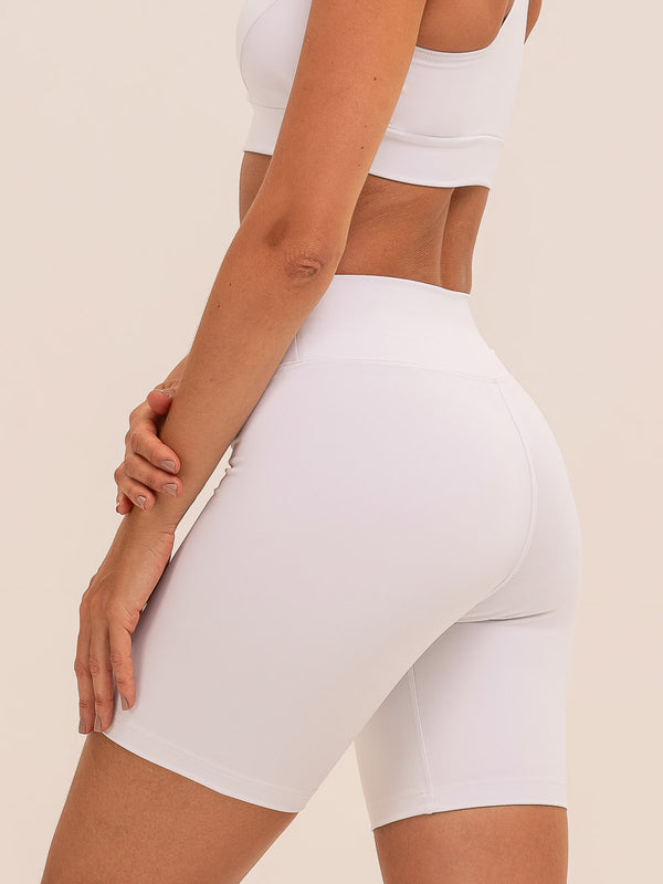 Bermuda Feminina para Academia Branca