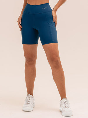 Bermuda com Bolsos Azul Profundo
