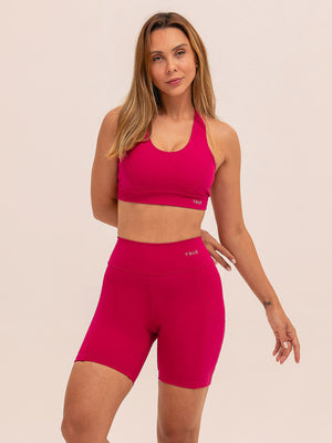 Bermuda com Bolsos Emana Rosa Rubi