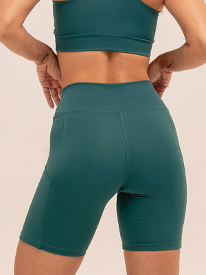 Bermuda com Bolsos Emana Verde Imperial