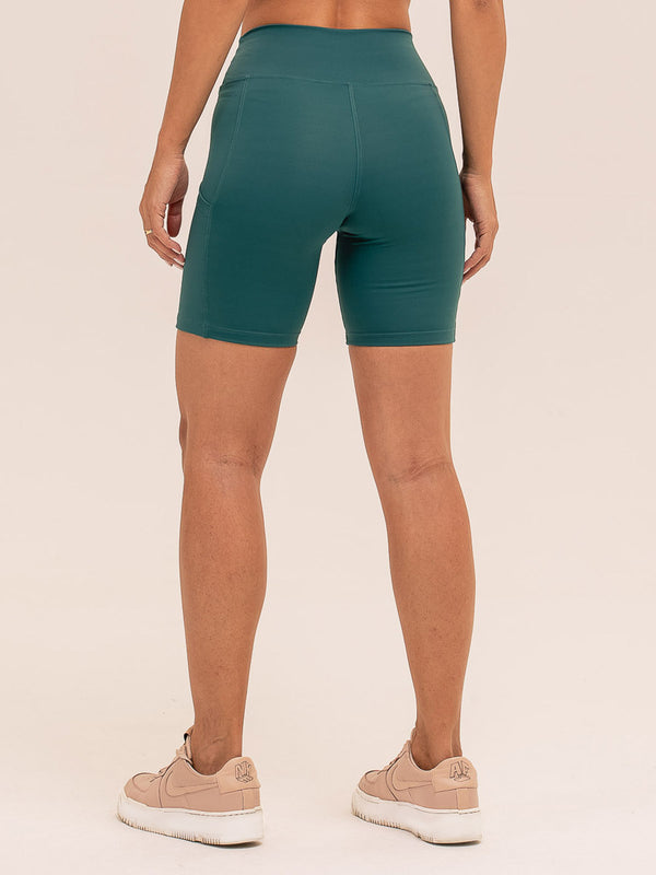 Bermuda com Bolsos Emana Verde Imperial