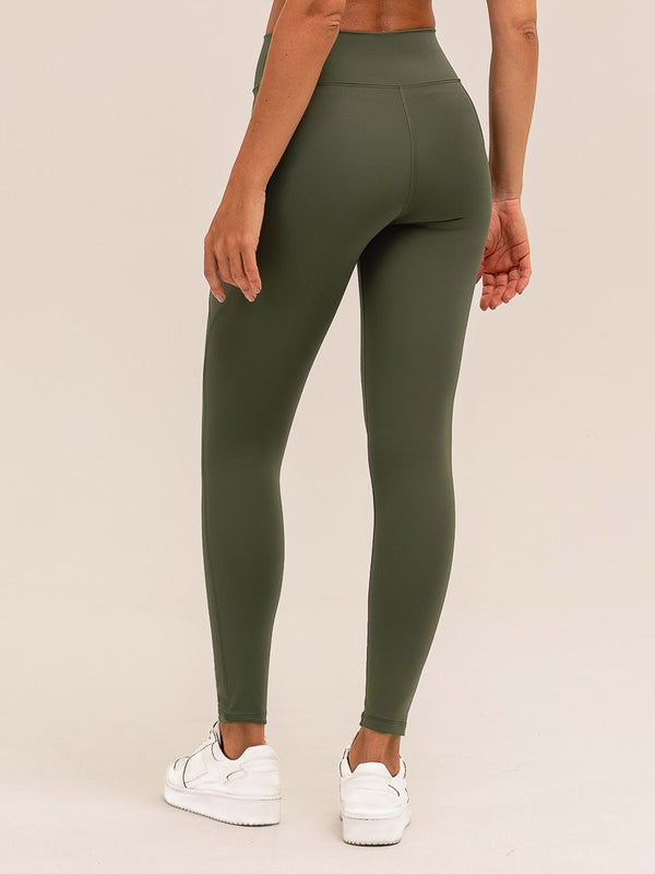 Legging com Bolso Emana Verde Militar