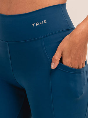 Legging com Bolso Emana Azul Profundo