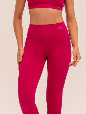 Legging com Bolso Emana Rosa Rubi
