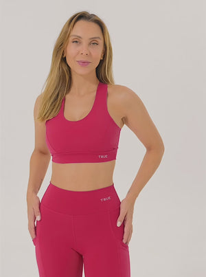 Bermuda com Bolsos Emana Rosa Rubi